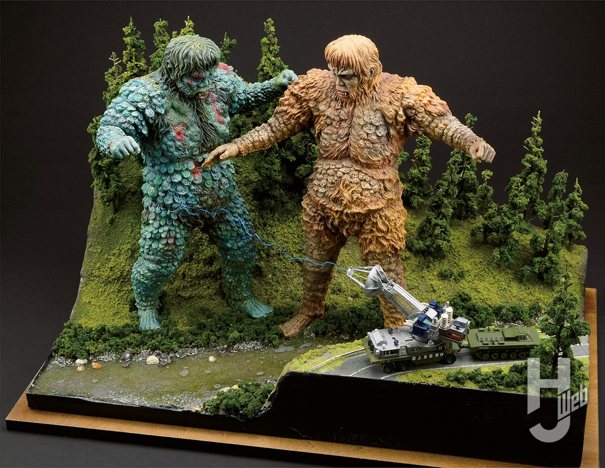 L作戦~ビリケン商会4年ぶりの新作キットで『サンダ対ガイラ』の名場面