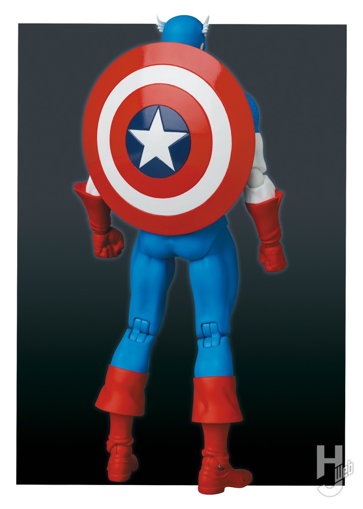 星条旗カラーのアメリカンヒーロー「キャプテン・アメリカ」の