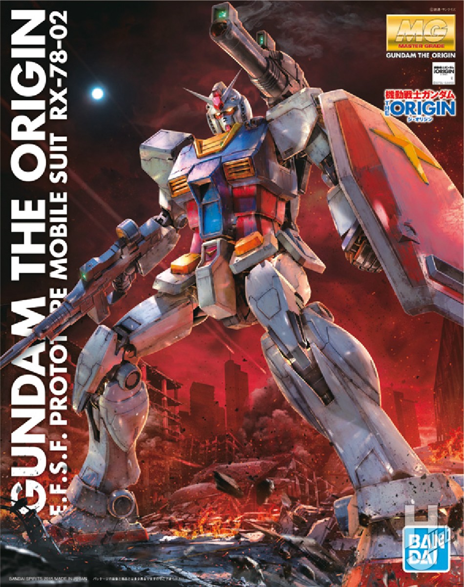 ククルス・ドアンの島』劇中の中期型ガンダムをMGオリジン版ガンダムを