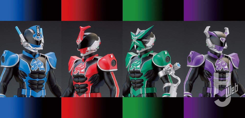 スーパー戦闘 純烈ジャー』の変身姿をソフビフィギュアで立体化【海洋