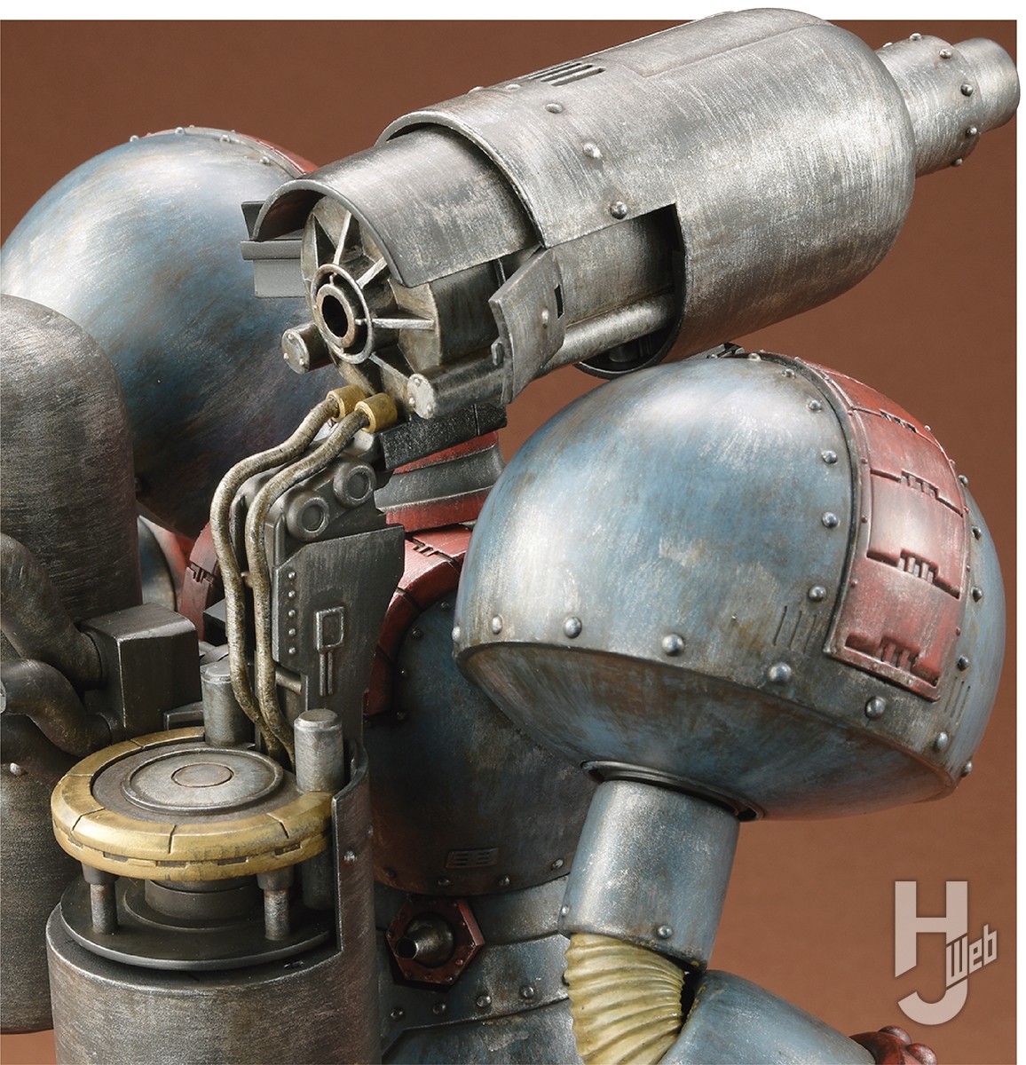 MODEROIDより発売 ジャイアントロボを水性ホビーカラーの筆塗りで重厚