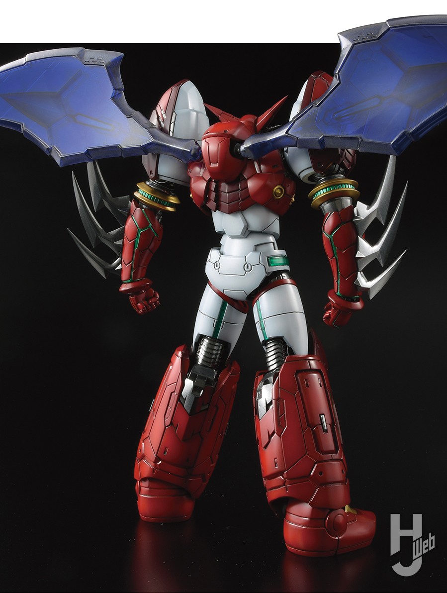 最強にカッコいいMODEROIDの真ゲッター1を蛍光塗料とグラデーション