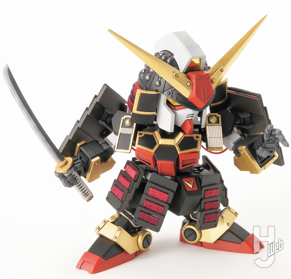 SDガンダム部門 【 金賞 】 は「武者頑駄無 黒漆塗赤糸威大鎧」!! 刺繍