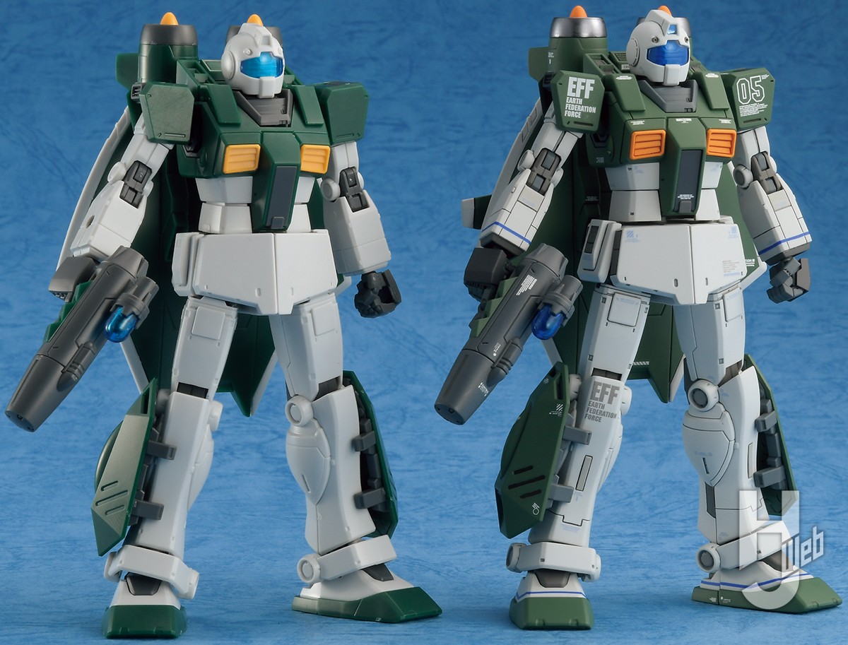 水陸両用MS「ジム・スループ」HG化！ スネの延長や細部の修正でより