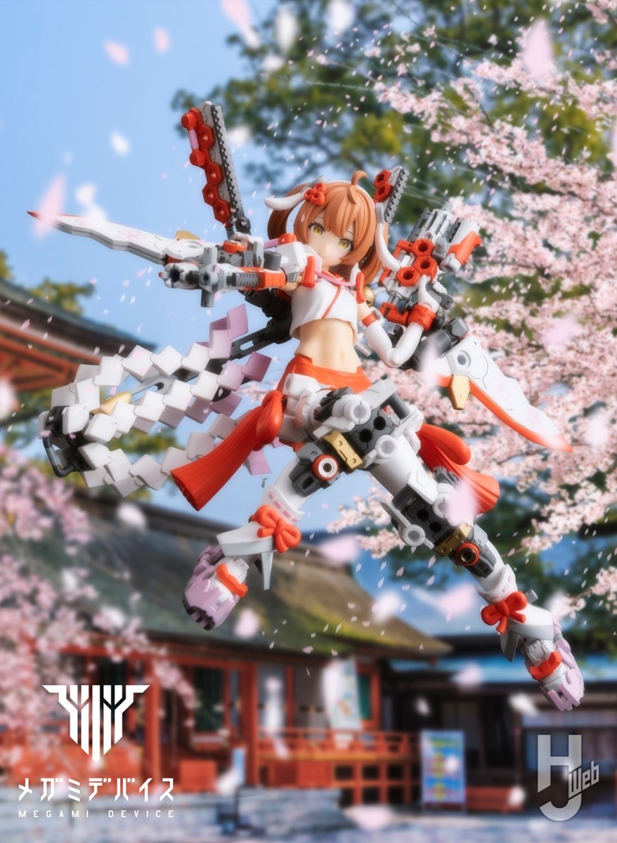 BUSTER DOLL ガンナー」を“和風巫女”スタイルに大改造！【メガミ