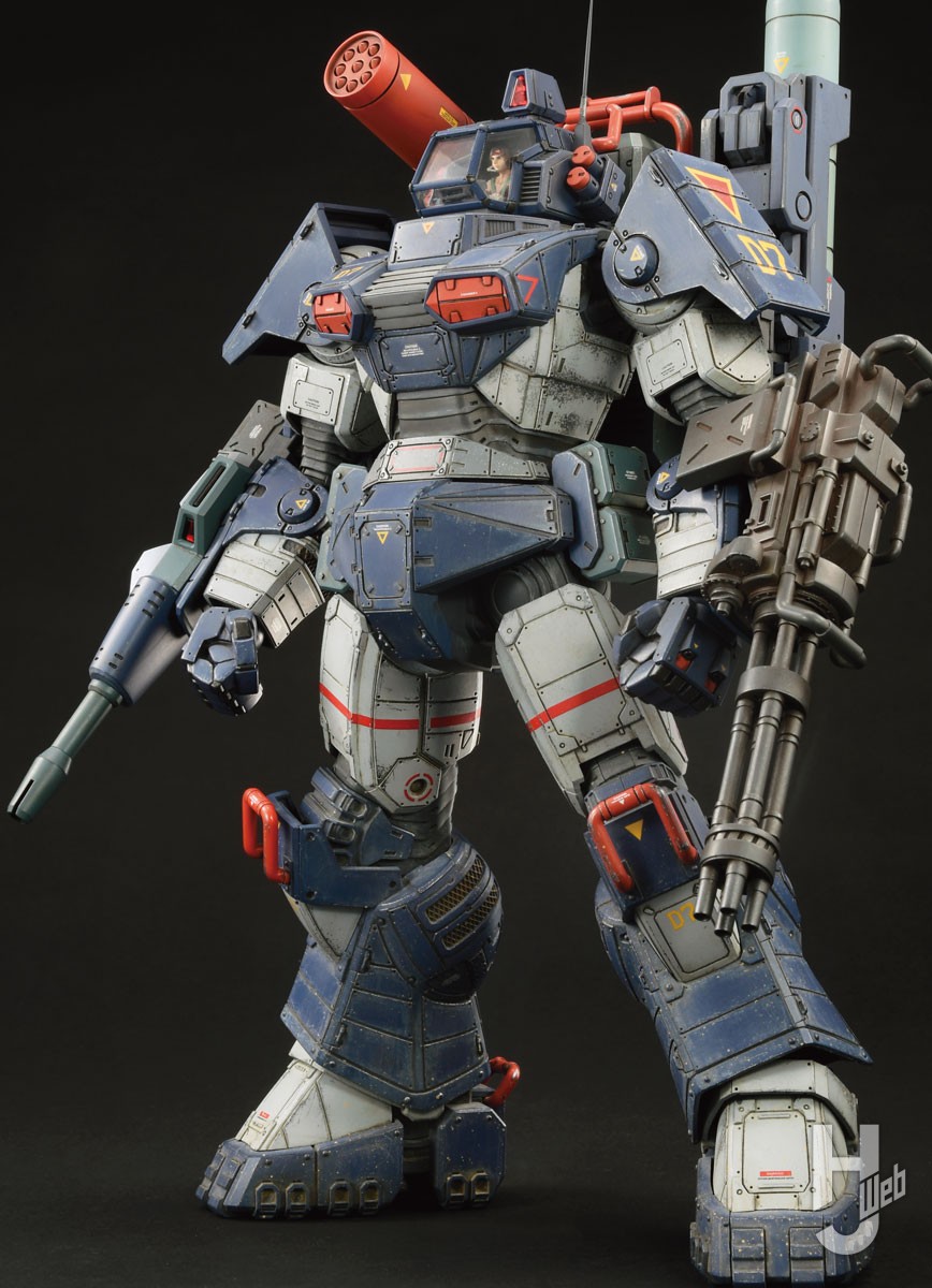 1/35「ダグラム Ver.GT」ビッグサイズのプラキットに装備・フィギュア