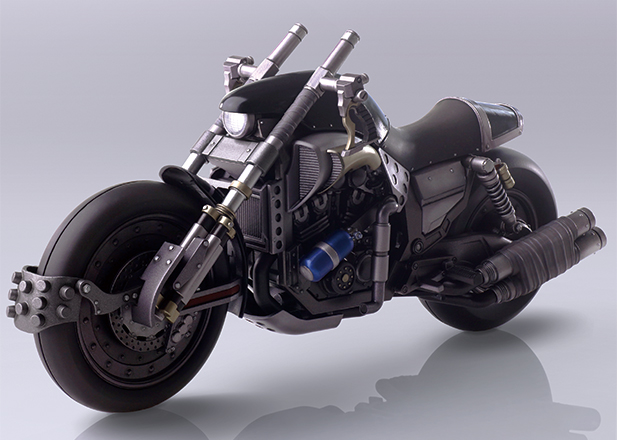 FF7』の設定画を再現！クラウド＆バイク「ハーディ＝デイトナ」が