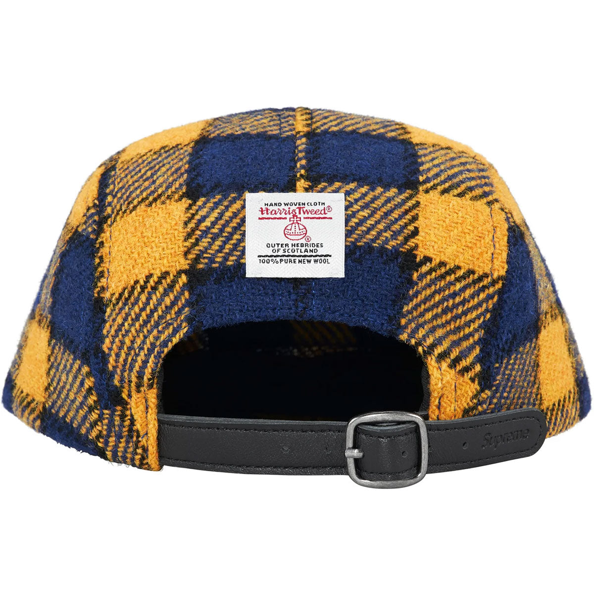 Supreme - Harris Tweed Camp Cap Yellow Plaid – HOMEGAME TOKYO