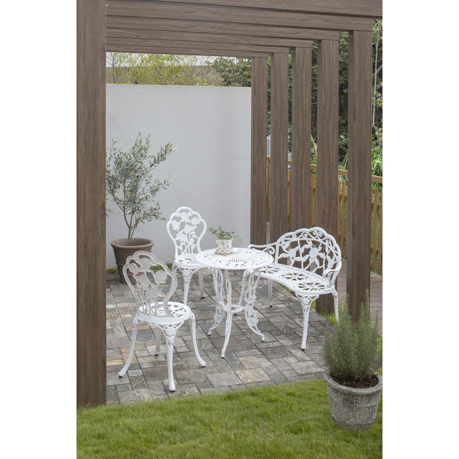 テーブルセットローズ ホワイト 60φ SGT-15WN 4975149325467