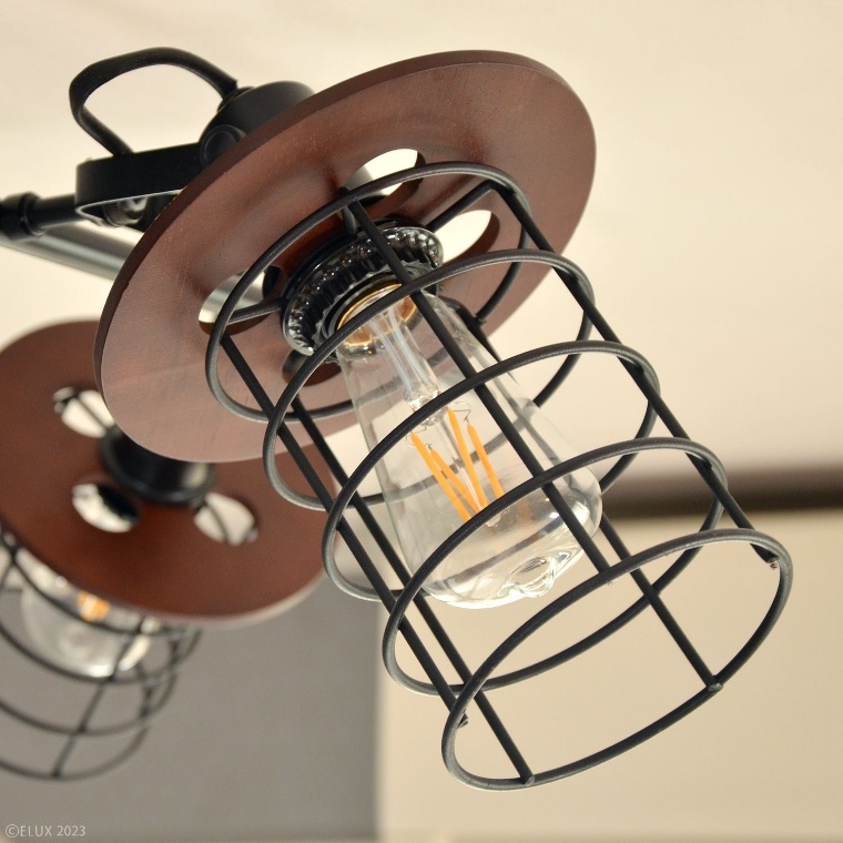 t*k様 照明 LC10798 4灯シーリングライト スライダー ヴィンテージシ t