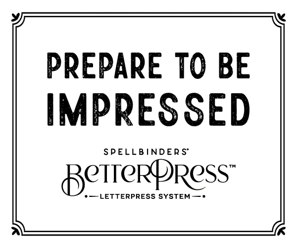 Spellbinder BetterPress Letterpress System – Honey Bee Stamps