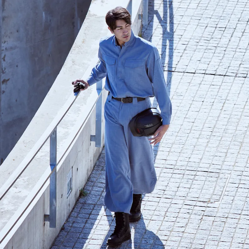 3508江戸前超ロング - HOOH VILEA 作業着と電動ファン付き快適ウェアの