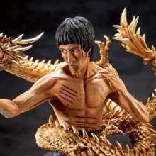 ブルース・リー生誕75周年記念純金仕上げ公式カラー銀貨 超リアル