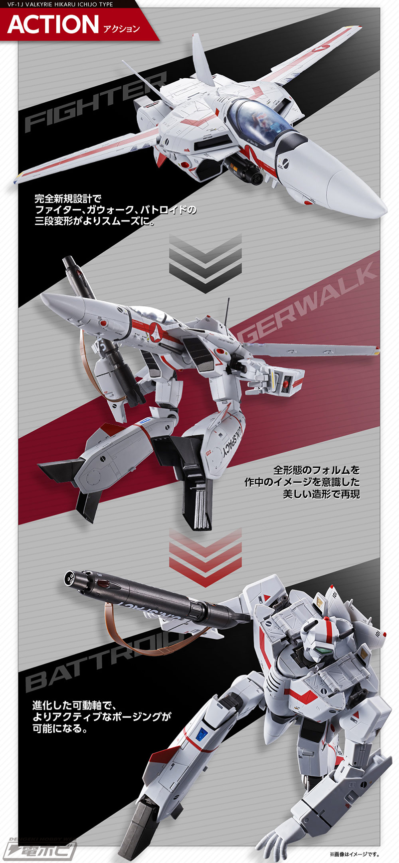 36年目の集大成となる『超時空要塞マクロス』VF-1J バルキリー（一条