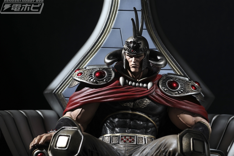 全高約41センチの大迫力！『北斗の拳』ラオウが玉座に鎮座した決定版