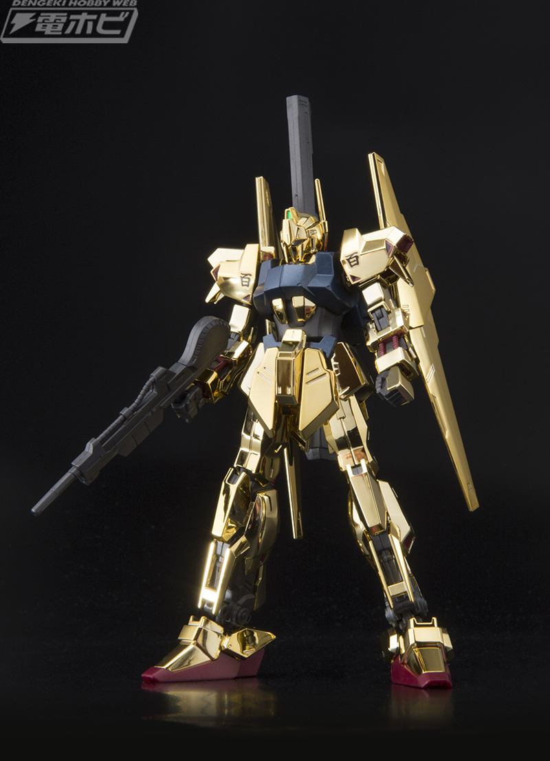 限定ガンプラ「HG 百式［ゴールドコーティング］」や「SDガンダム