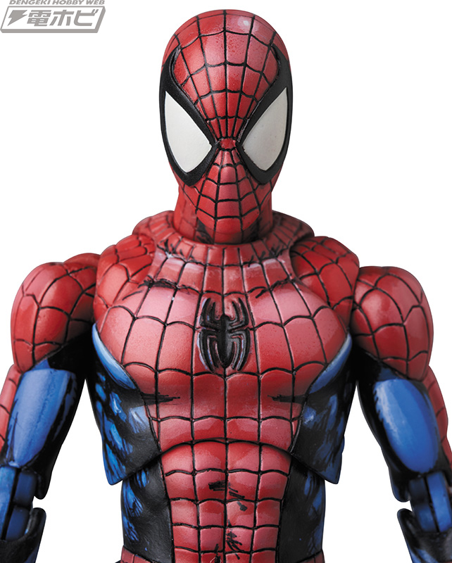 アクションフィギュア「MAFEX」のスパイダーマンが、「COMIC PAINT」版
