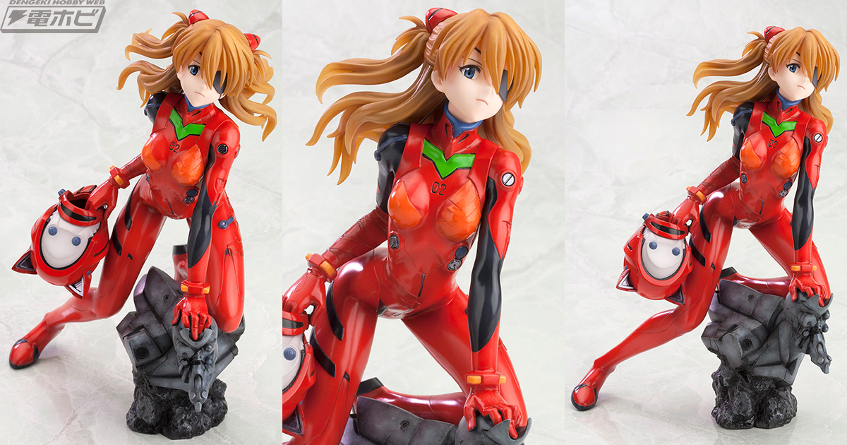 ヱヴァンゲリヲン新劇場版：Q』プラグスーツ姿のアスカフィギュアが