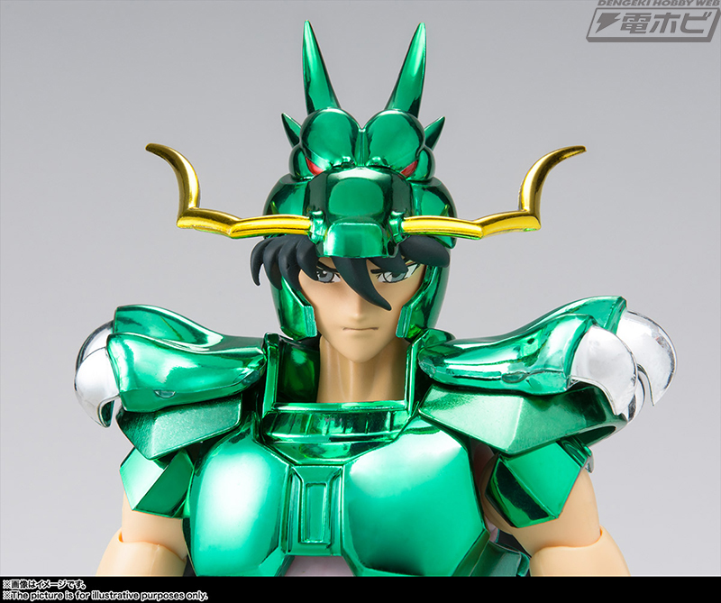 聖闘士星矢』ドラゴン紫龍が初期青銅聖衣を身にまとい、聖闘士聖衣神話