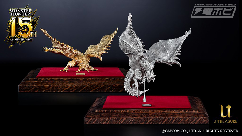 純金のレイアと純プラチナのレウスは2体セットでお値段1650万円