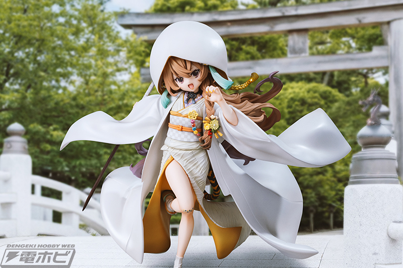 躍動感のあるポーズで見ごたえ抜群！『とらドラ！』逢坂大河が白無垢姿