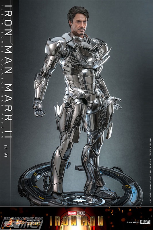 シルバーの輝きが増した「アイアンマン・マーク2（2.0版）」合金可動