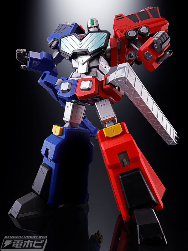 勇者王ガオガイガー』完全変形合体仕様の超竜神が超合金魂でアクション