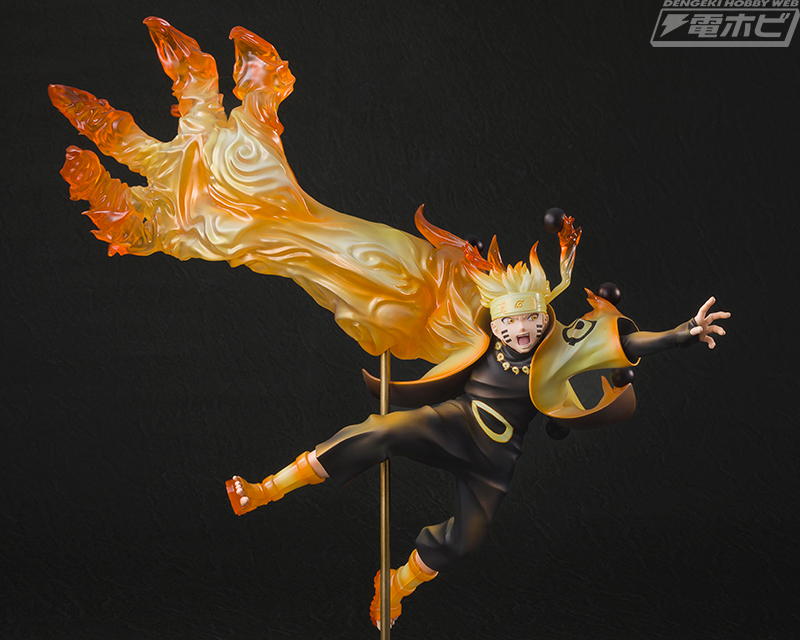 大迫力のポーズやクリアパーツで表現されたチャクラ腕は必見！『NARUTO