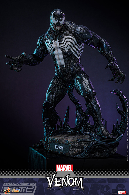 マーベル・コミックの『ヴェノム』が1/6スケールの可動フィギュアと