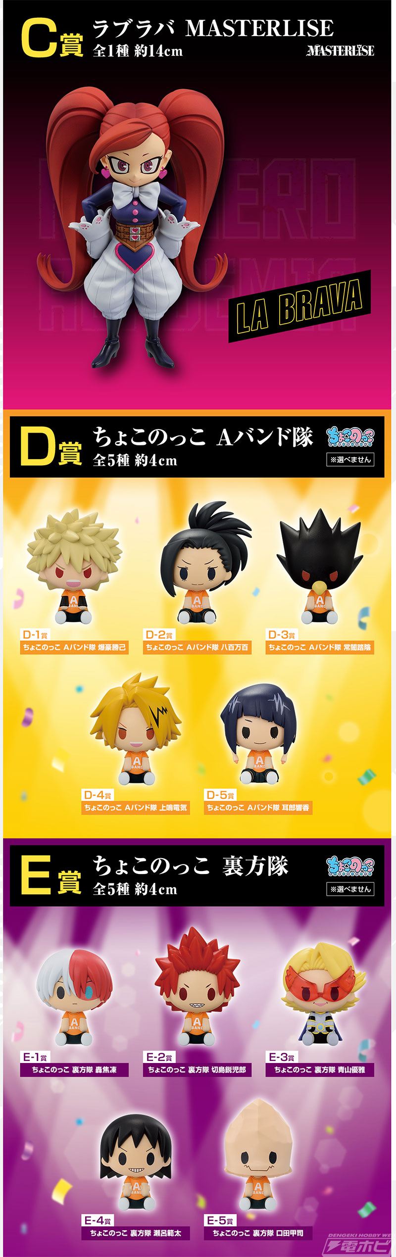 一番くじ ヒロアカ 開催文化祭!!」の全ラインナップ公開！緑谷出久や