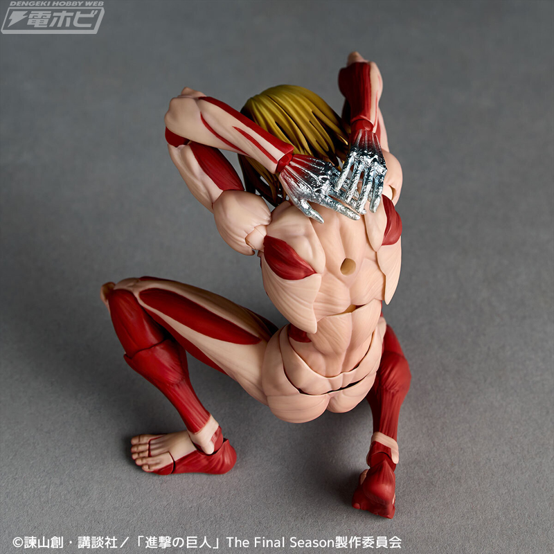 進撃の巨人』女型の巨人が海洋堂の可動フィギュア「アメイジング