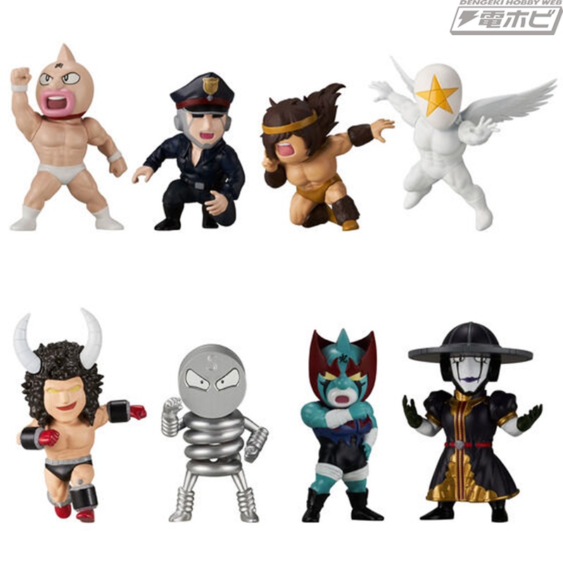 キン肉マン』躍動感あふれる超人たちを収録した食玩フィギュア