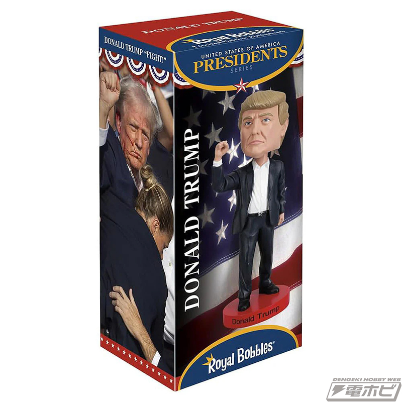 ドナルド・トランプ次期アメリカ大統領のフィギュアがオンラインストア