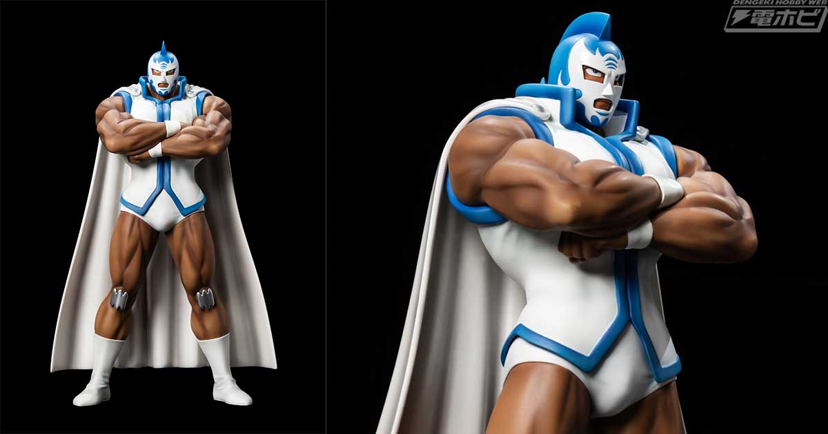 原作カラーの「キン肉マン マリポーサ」のレジンキャスト製フィギュア