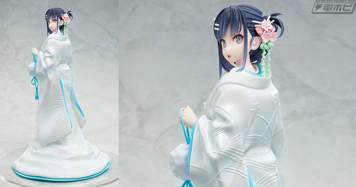 青ブタ』白無垢姿の桜島麻衣フィギュアの彩色見本が初公開！10周年記念