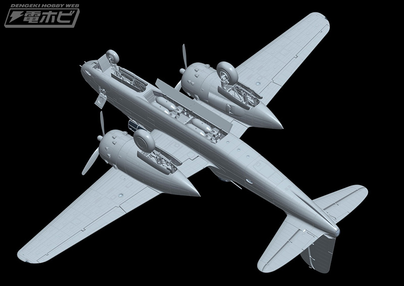 大型モデルで内部構造まで精密再現！オーストラリア空軍仕様の双発攻撃