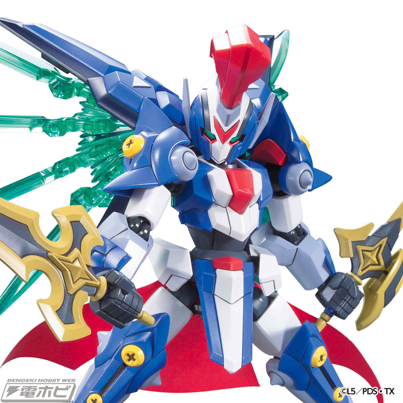 ダンボール戦機W』プラモデル「LBXアキレスD9」と「LBXオーディーンMk