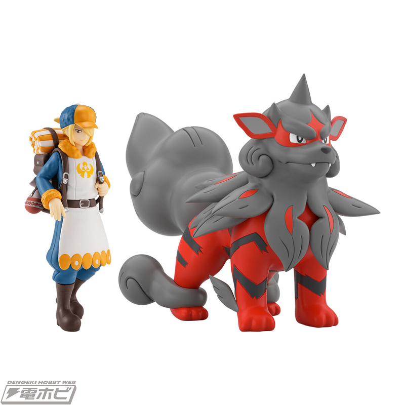 ポケモン レジェンズ アルセウス』ウォロとウインディ（ヒスイのすがた