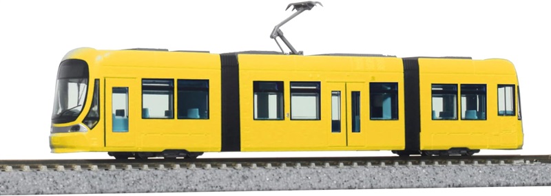 カトーより広島電鉄1000形「グリーンムーバーLEX」のNゲージが登場