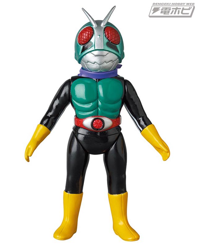 東映レトロソフビコレクションの集めやすいミドルサイズシリーズに