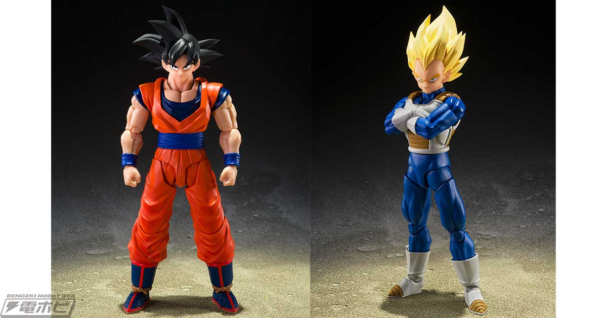 ドラゴンボールZ』セル編の孫悟空と超サイヤ人ベジータが新規造形で