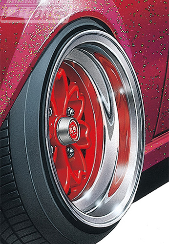 アオシマの「ザ☆チューンドパーツ」シリーズに2025年12月はタイヤ付き