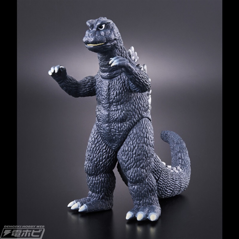 怪獣総進撃』のゴジラ（1968）とモスラ幼虫がセットでソフビフィギュア