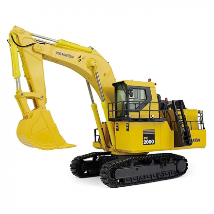 コマツの大型油圧ショベルが1/50スケールで立体化！イエローカラーに