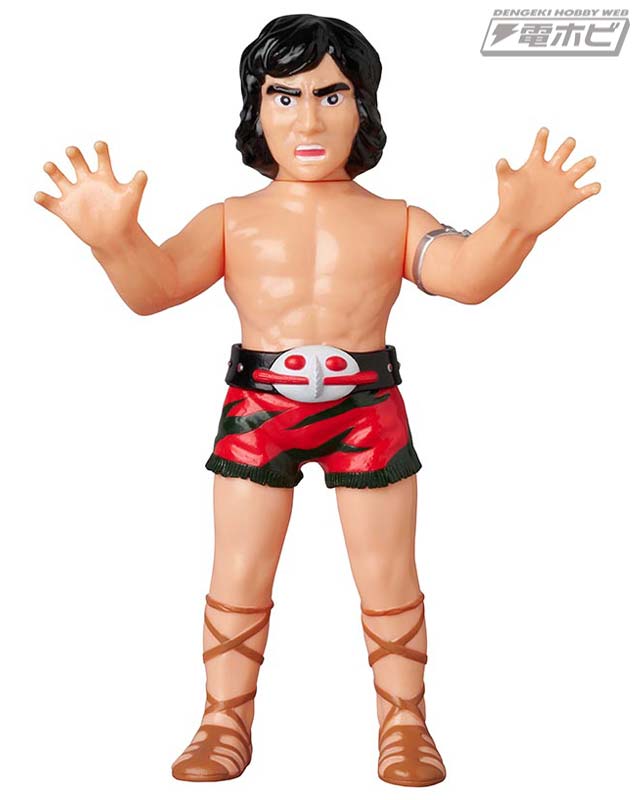 仮面ライダーアマゾン』東映レトロソフビコレクションにて変身ポーズの