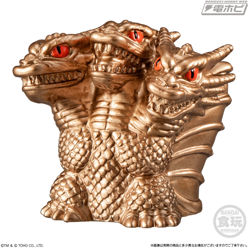 ゴジラ」のソフビ指人形シリーズが再び登場！昔懐かしい頭身バランスは