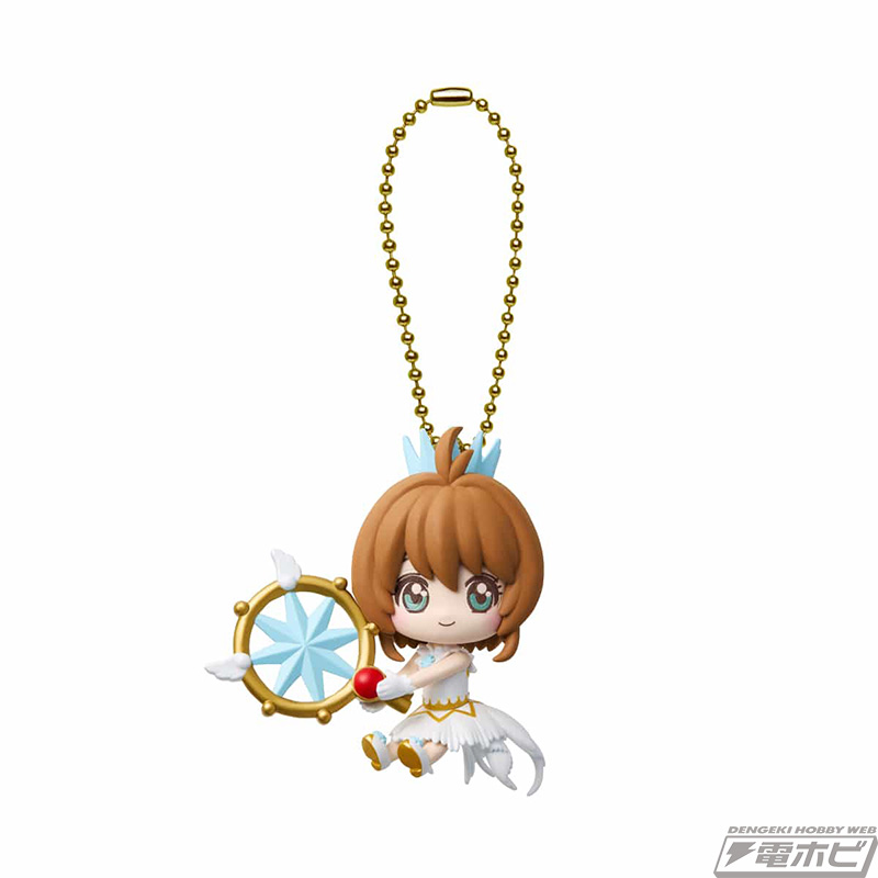 カードキャプターさくら』劇中に登場するアイテムを持ったさくら、ケロ