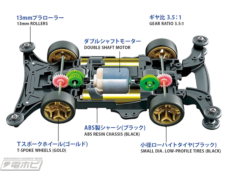 タミヤよりミニ四駆PRO「ライザン（MEシャーシ）」が2026年1月17日発売