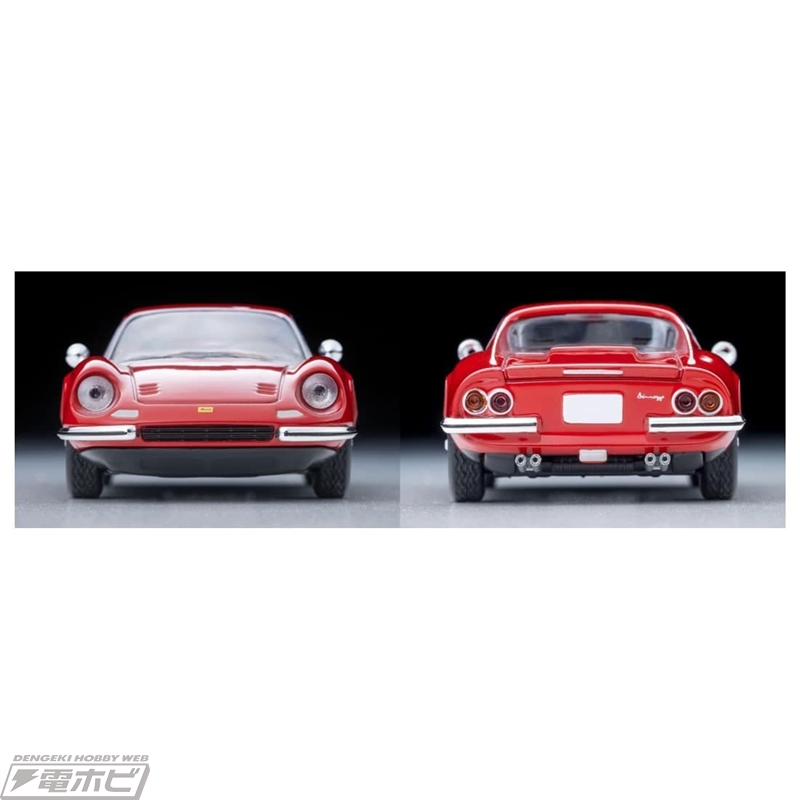 赤いボディーがオシャレ！「LV ディーノ 246 GT（1971）」がトミカ
