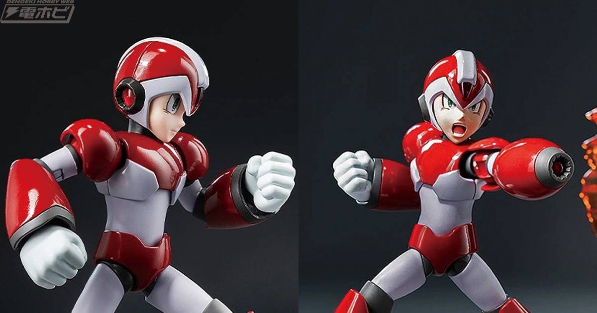 ゲーム内での姿を見事に再現！『ロックマンX』よりエックスがフル可動